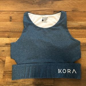 Worn once. Kora Fitness sports bra. Size S.